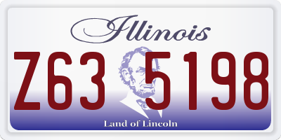 IL license plate Z635198