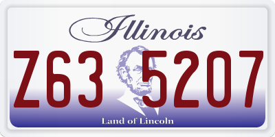 IL license plate Z635207