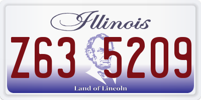 IL license plate Z635209