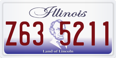 IL license plate Z635211