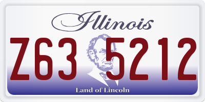 IL license plate Z635212