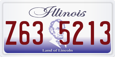 IL license plate Z635213