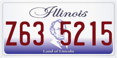 IL license plate Z635215