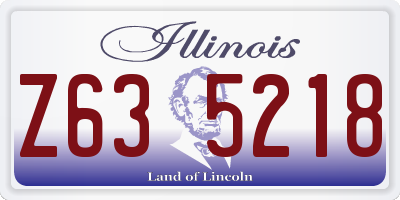IL license plate Z635218
