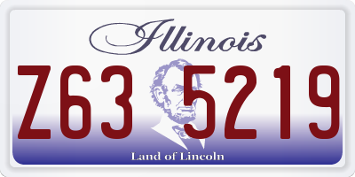 IL license plate Z635219