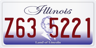 IL license plate Z635221