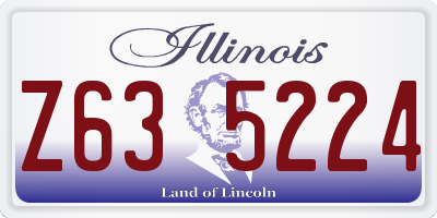 IL license plate Z635224