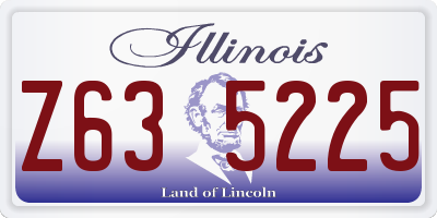 IL license plate Z635225