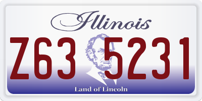 IL license plate Z635231