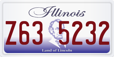 IL license plate Z635232