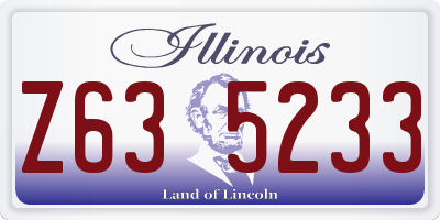 IL license plate Z635233