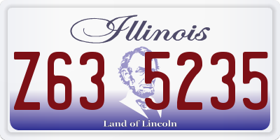 IL license plate Z635235