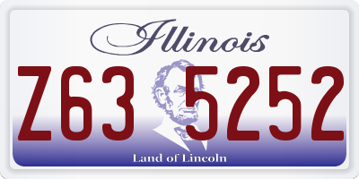 IL license plate Z635252