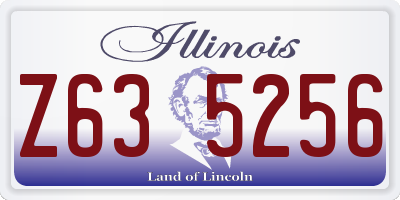 IL license plate Z635256