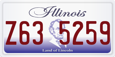 IL license plate Z635259