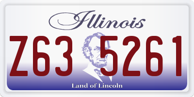 IL license plate Z635261