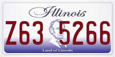 IL license plate Z635266