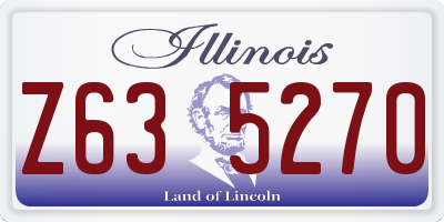 IL license plate Z635270