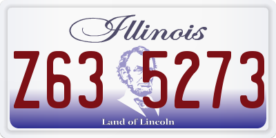 IL license plate Z635273