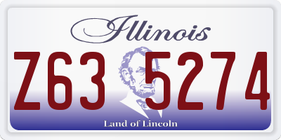 IL license plate Z635274