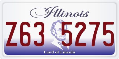 IL license plate Z635275