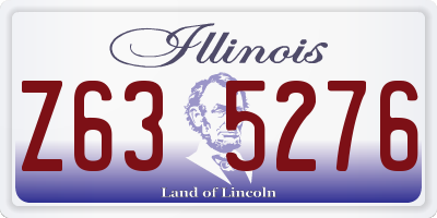 IL license plate Z635276