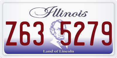 IL license plate Z635279