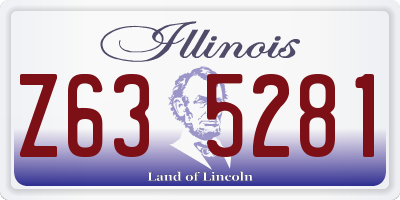 IL license plate Z635281