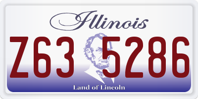 IL license plate Z635286