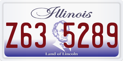 IL license plate Z635289