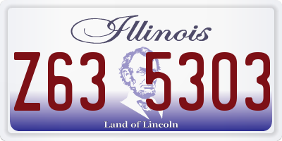 IL license plate Z635303