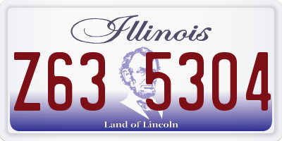 IL license plate Z635304