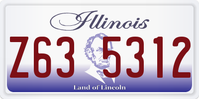 IL license plate Z635312