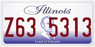 IL license plate Z635313