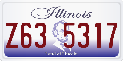 IL license plate Z635317