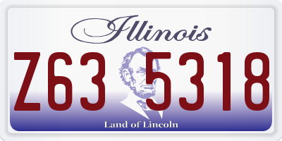 IL license plate Z635318