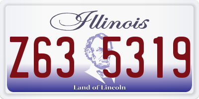 IL license plate Z635319