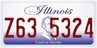 IL license plate Z635324