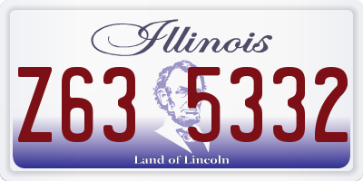 IL license plate Z635332