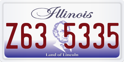 IL license plate Z635335
