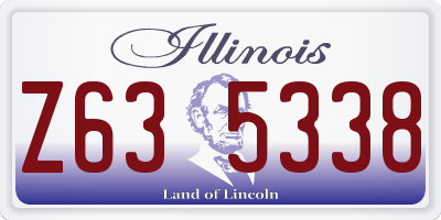 IL license plate Z635338