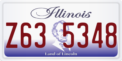 IL license plate Z635348