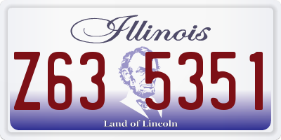 IL license plate Z635351