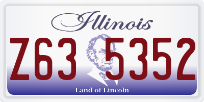 IL license plate Z635352