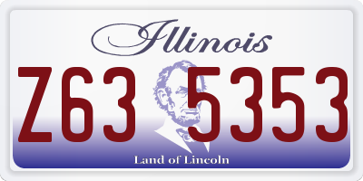 IL license plate Z635353