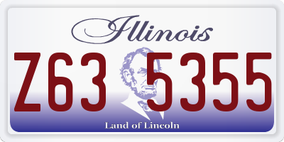 IL license plate Z635355