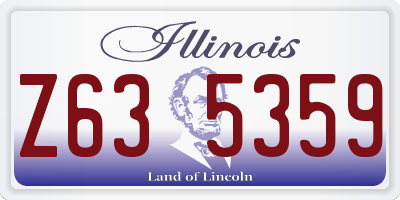 IL license plate Z635359