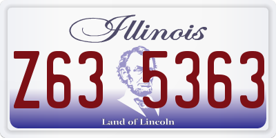 IL license plate Z635363