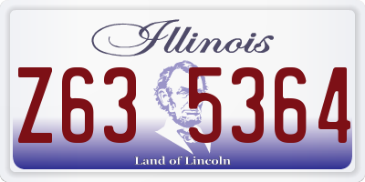 IL license plate Z635364