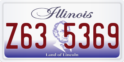 IL license plate Z635369